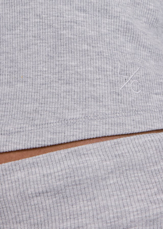 Women's V-Neck Cardigan Grey Marl