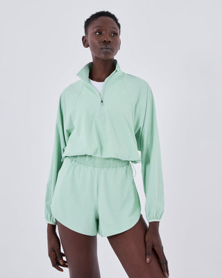 Women's Half-Zip Jacket Fresh Mint FINAL SALE