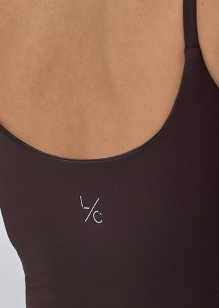 Women's Wrap Cami Top Dark Cocoa