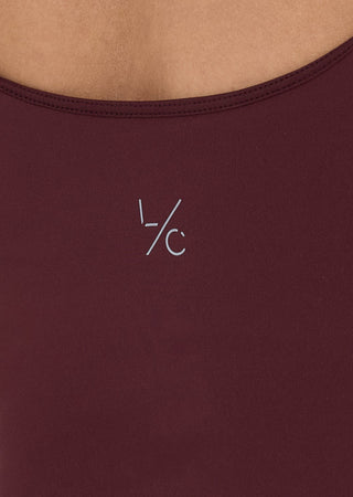 Women's Wrap Cami Top Dark Burgundy