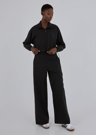 Women's Wide Leg Pants Black